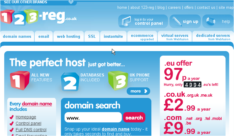 Updating DNS At 123 reg co uk Kualo Limited