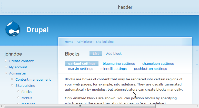 How to manage blocks in Drupal - Kualo Limited