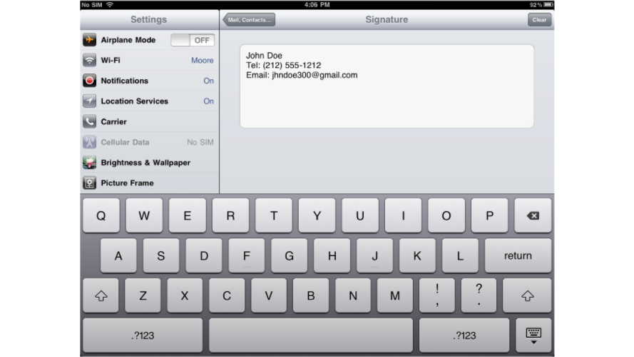 Setting Up Your Email Signature On Your IPad Kualo Limited