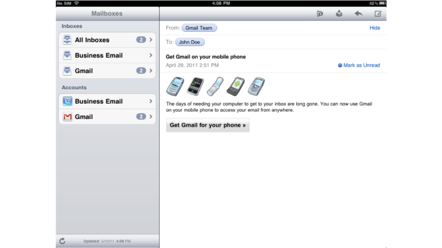 Setting up your email signature on your iPad Kualo Limited