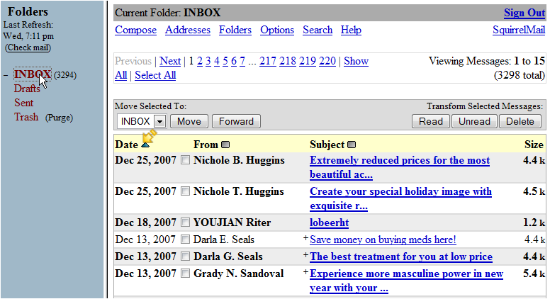 How To Modify The Index Order In SquirrelMail Kualo Limited