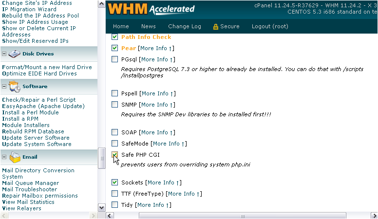 Check If Php Suexec Installed