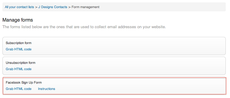 Facebook Form - Kualo Limited